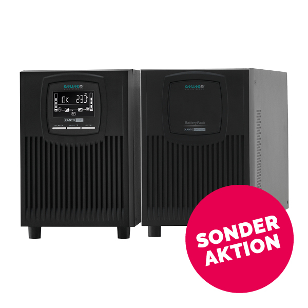 USV XANTO 1000, 1000 W mit Batterieerweiterung für USV XANTO 1000/1500
